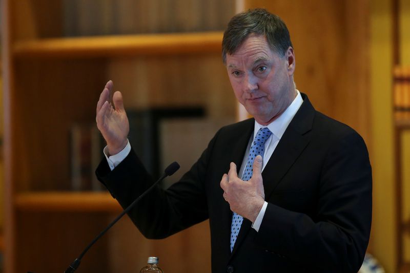 © Reuters. Charles Evans, presidente do Federal Reserve de Chicago, participa do evento de delegação de membros do Global Interdependence Center na Cidade do México, México
27/02/2020
REUTERS/Edgard Garrido