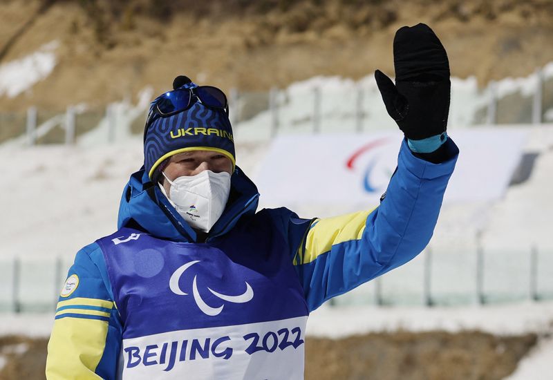 &copy; Reuters. 　北京冬季パラリンピックに出場しているウクライナ代表グリゴリー・ボブチンスキー選手（３３）は５日、「何よりも命が大事」と平和を呼び掛けた（２０２２年　ロイター）