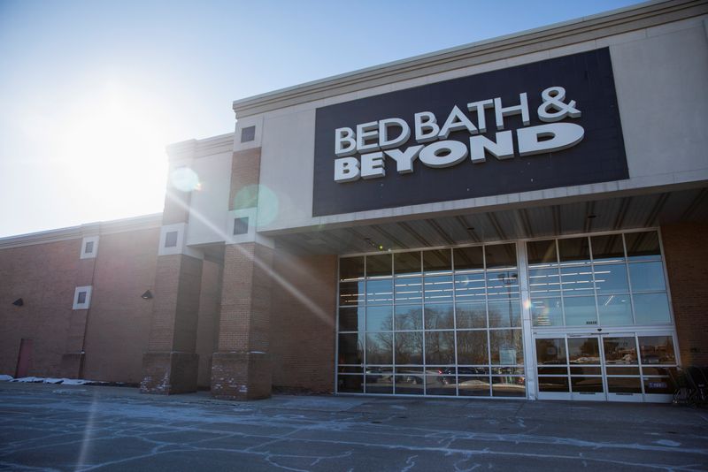 &copy; Reuters. FILE PHOTO: An exterior view shows a Bed Bath & Beyond store in Novi, Michigan, U.S., January 29, 2021. REUTERS/Emily Elconin