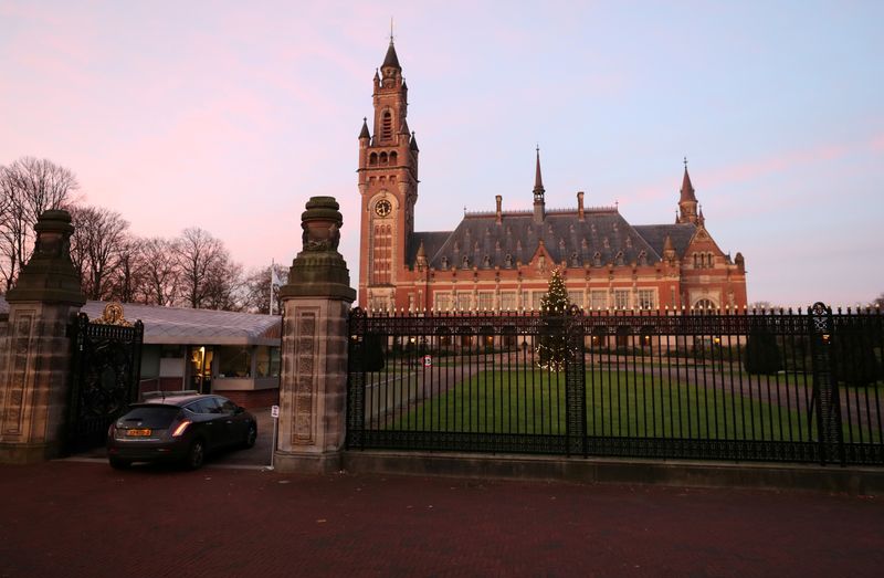 &copy; Reuters. مقر المحكمة الدولية في هولندا من الخارج في صورة من أرشيف رويترز