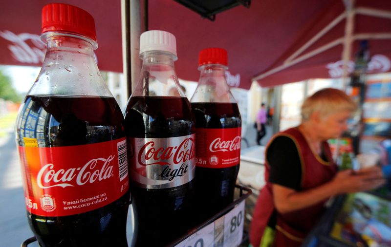 &copy; Reuters. Garrafas de Coca-Cola em São Petersburgo, Rússia
06/08/2014
REUTERS/Alexander Demianchuk