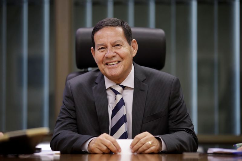 &copy; Reuters. O vice-presidente Hamilton Mourão
14/02/2019
REUTERS/Ueslei Marcelino