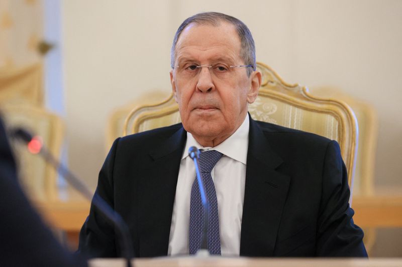 &copy; Reuters. Ministro das Relações Exteriores da Rússia, Sergei Lavrov, em Moscou
05/03/2022 Ministério das Relações Exteriores da Rússia/Divulgação via REUTERS