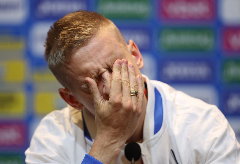 &copy; Reuters. Jogador ucraniano Oleksandr Zinchenko 
31/05/2022
Action Images via Reuters/Lee Smith