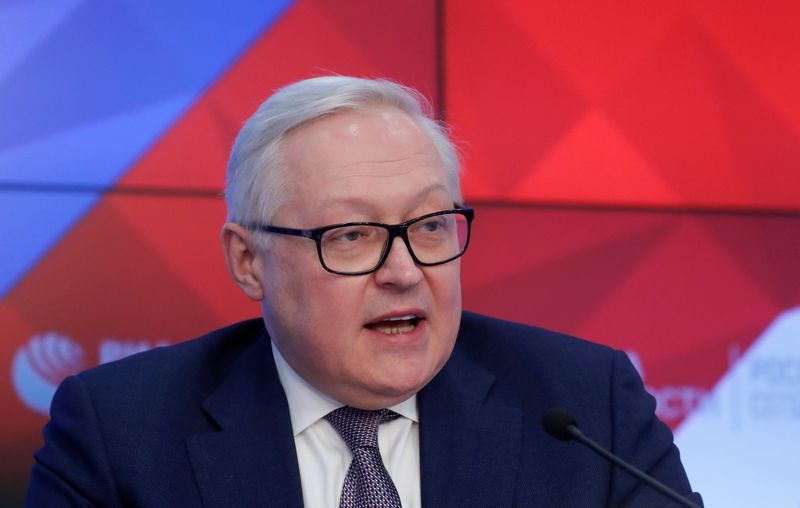 &copy; Reuters. FILE PHOTO: Russian Deputy Foreign Minister Sergei Ryabkov speaks during a news conference in Moscow, Russia February 7, 2019. REUTERS/Maxim Shemetov