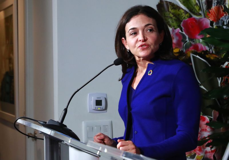 &copy; Reuters. Sheryl Sandberg, COO of Facebook and current chair of the Global Internet Forum to Counter Terrorism (GIFCT), gives a news conference on the sidelines during the 2019 United Nations Climate Action Summit at U.N. headquarters in New York City, New York, U.