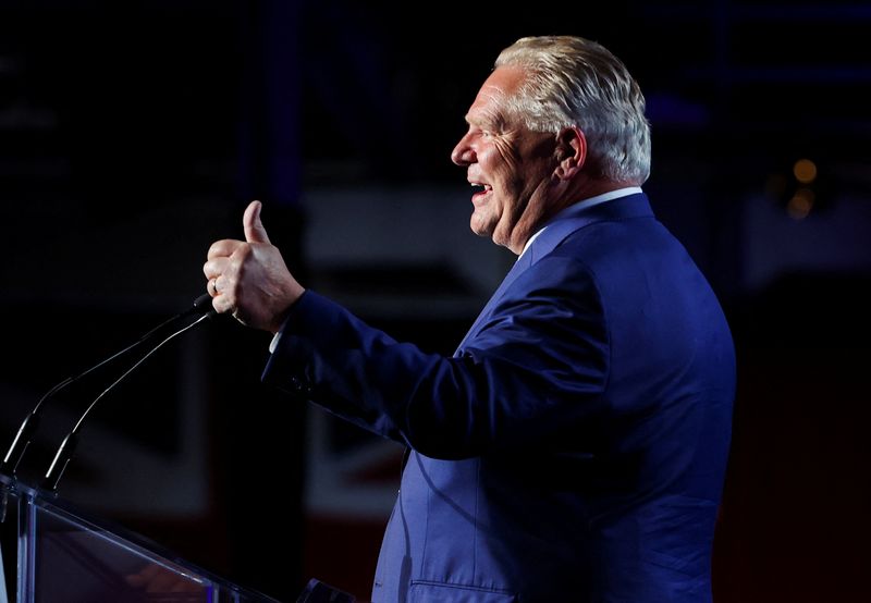 Ford, folksy in face of criticism, clinches second term as Ontario premier