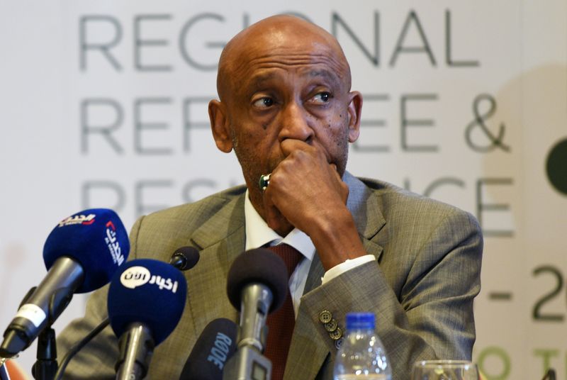 &copy; Reuters. FILE PHOTO: Amin Awad, UNHCR Director for the Middle East and North Africa, attends a news conference in Amman, Jordan May 31, 2018. REUTERS/ Stringer