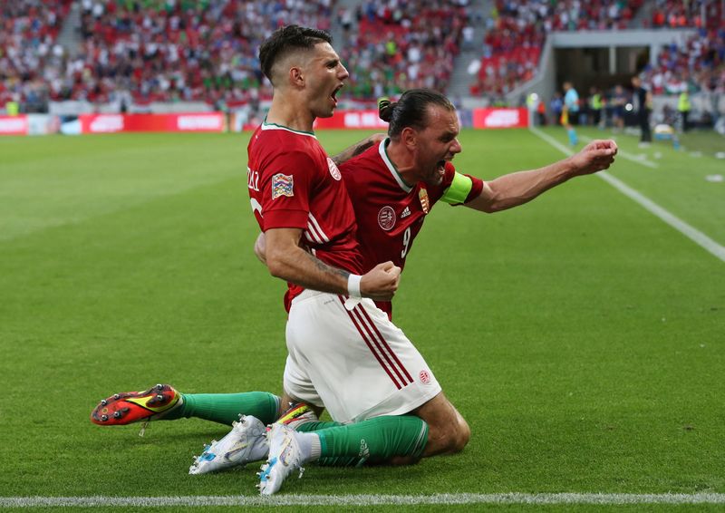 Soccer-Szoboszlai penalty earns Hungary first win over England in 60 years  By Reuters