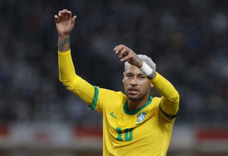 &copy; Reuters. Neymar durante amistoso da seleção brasileira contra o Japão em Tóquio
06/06/2022 REUTERS/Issei Kato