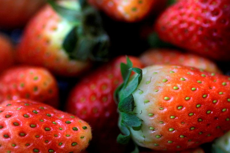 &copy; Reuters. FILE PHOTO: Strawberries are seen in this illustration photo January 29, 2018.  REUTERS/Thomas White/Illustration