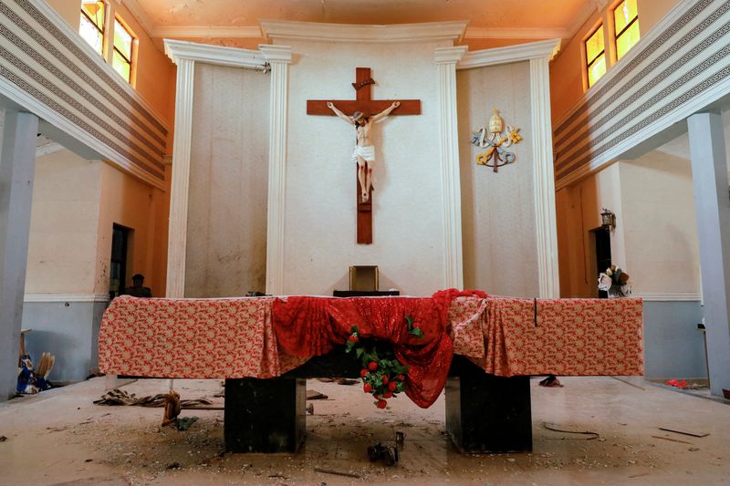 &copy; Reuters. Vista da igreja de São Francisco, na cidade nigeriana de Owo, onde agressores atacaram fiéis no domingo
06/06/2022 REUTERS/Temilade Adelaja