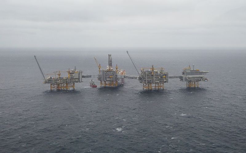 &copy; Reuters. Plataformas de petróleo da Equinor no Mar do Norte, Noruega 
03/12/2019
REUTERS/Ints Kalnins