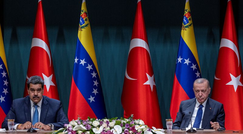 Presidente turco vê comércio de US$ 1 bilhão com a Venezuela em 2022