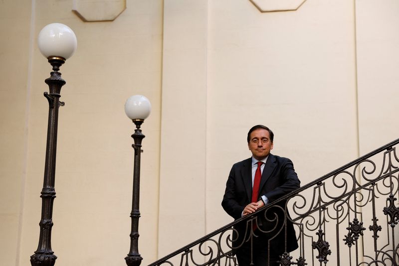 &copy; Reuters. Spanish Foreign Minister Jose Manuel Albares poses for a portrait before an interview with Reuters in Madrid, Spain, June 7, 2022. REUTERS/Susana Vera