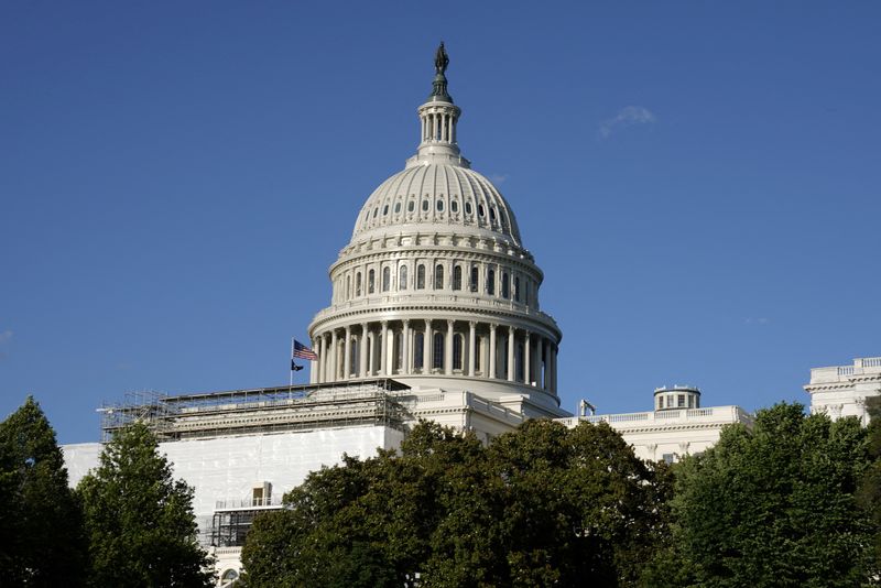 &copy; Reuters. FILE PHOTO: A general view of the U.S. Capitol dome on Capitol Hill in Washington, U.S., June 9, 2022. REUTERS/Elizabeth Frantz/File Photo