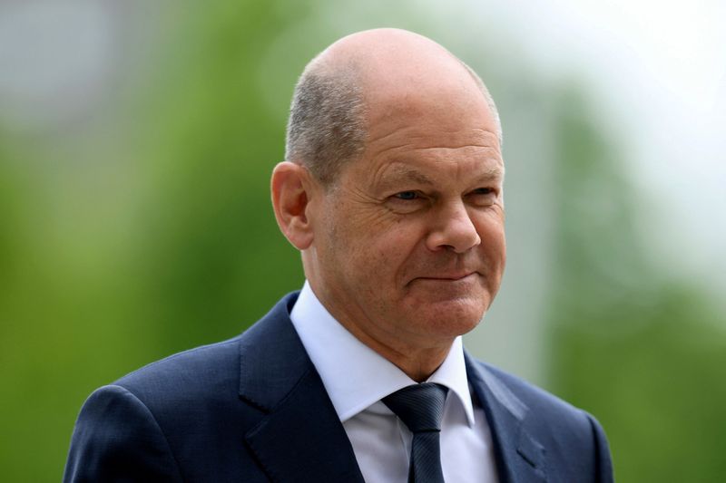 &copy; Reuters. ll cancelliere tedesco Olaf Scholz a Berlino. REUTERS/Annegret Hilse