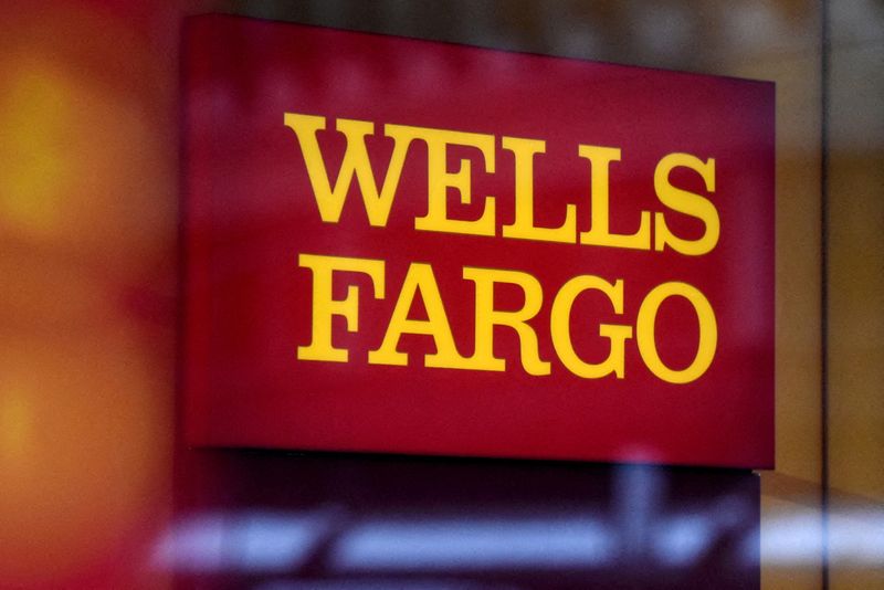 &copy; Reuters. FILE PHOTO: A Wells Fargo logo is seen in New York City, U.S. January 10, 2017. REUTERS/Stephanie Keith/File Photo/File Photo