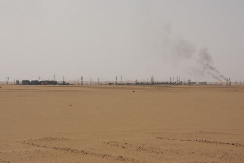 &copy; Reuters. حقل الشرارة النفطي في ليبيا في صورة من أرشيف رويترز.