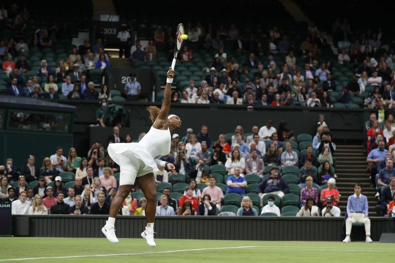 &copy; Reuters. Serena Williams durante partida de Wimbledon em 2021
29/06/2021
REUTERS/Peter Nicholls