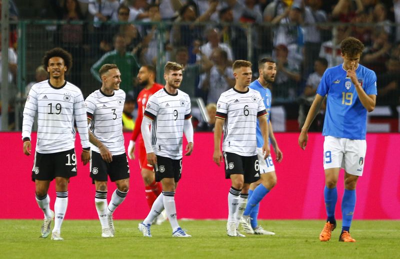 &copy; Reuters. Alemanha x Itália pela Liga das Nações da Uefa
14/06/2022
REUTERS/Thilo Schmuelgen