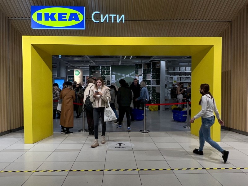 &copy; Reuters. Tienda IKEA en Moscú