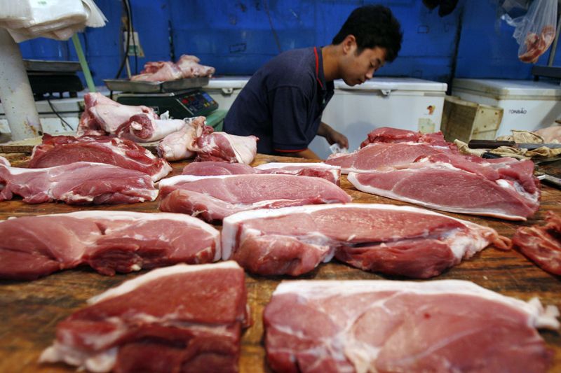 &copy; Reuters. Mercado de carne suína
10/08/2007
REUTERS/Claro Cortes IV   