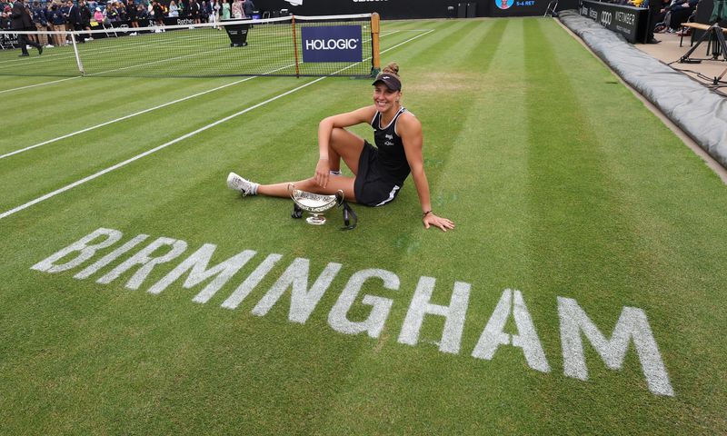 &copy; Reuters. Bia Haddad Maia conquista título em Birmingham e deve ser cabeça de chave em Wimbledon
19/06/2022
Action Images via Reuters/Carl Recine