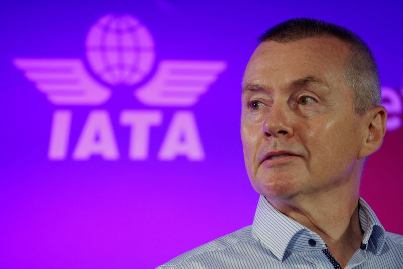&copy; Reuters. FILE PHOTO: Willie Walsh, Director General of the International Air Transport Association, takes part in a panel discussion at the International Air Transport Association's (IATA) Annual General Meeting in Boston, Massachusetts, U.S., October 5, 2021. REU