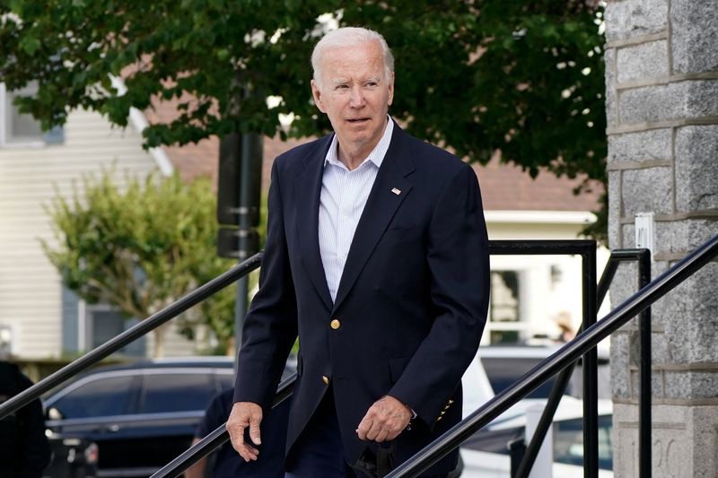 Biden says he is proud of Apple workers who voted to join a union