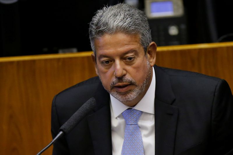 &copy; Reuters. Presidente da Câmara dos Deputados, Arthur Lira, durante sessão da Casa em Brasília
02/02/2022 REUTERS/Adriano Machado