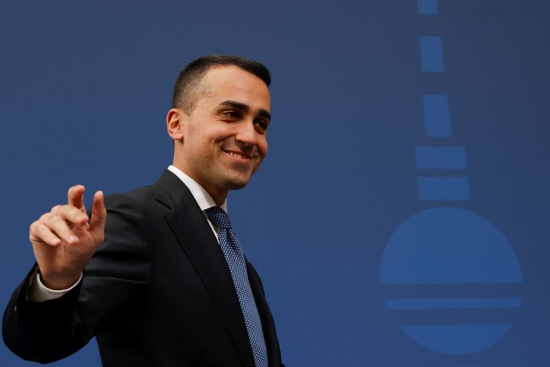 &copy; Reuters. Ministro das Relações Exteriores da Itália, Luigi Di Maio
14/05/2022
REUTERS/Michele Tantussi