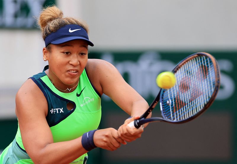 &copy; Reuters. Tenista japonesa Naomi Osaka
23/05/2022
REUTERS/Pascal Rossignol