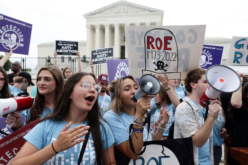 Reactions to U.S. Supreme Court overturning Roe v. Wade abortion landmark