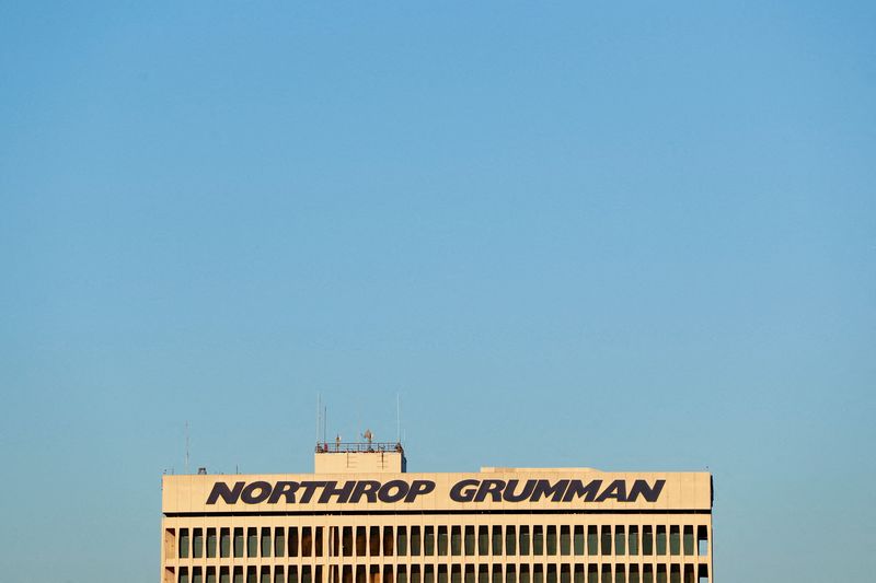 &copy; Reuters. FILE PHOTO: A Northrop Grumman building is shown in El Segundo, California, U.S., February 7, 2019.    REUTERS/Mike Blake/File Photo