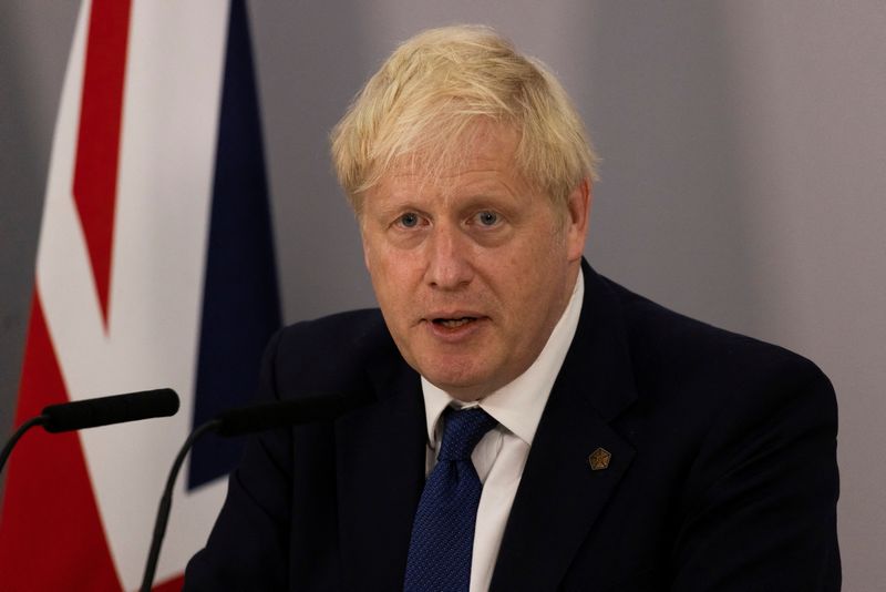 UK's Johnson says he fears Ukraine will be coerced to make a 'bad peace'