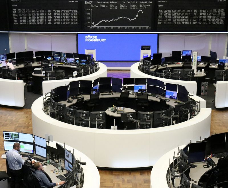 European shares hit two-week high as China eases COVID-19 curbs