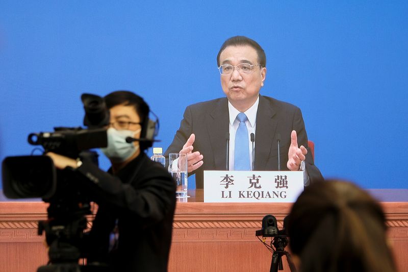 &copy; Reuters. Primeiro-ministro da China, Li Keqiang 
11/03/2022. REUTERS/Ryan Woo