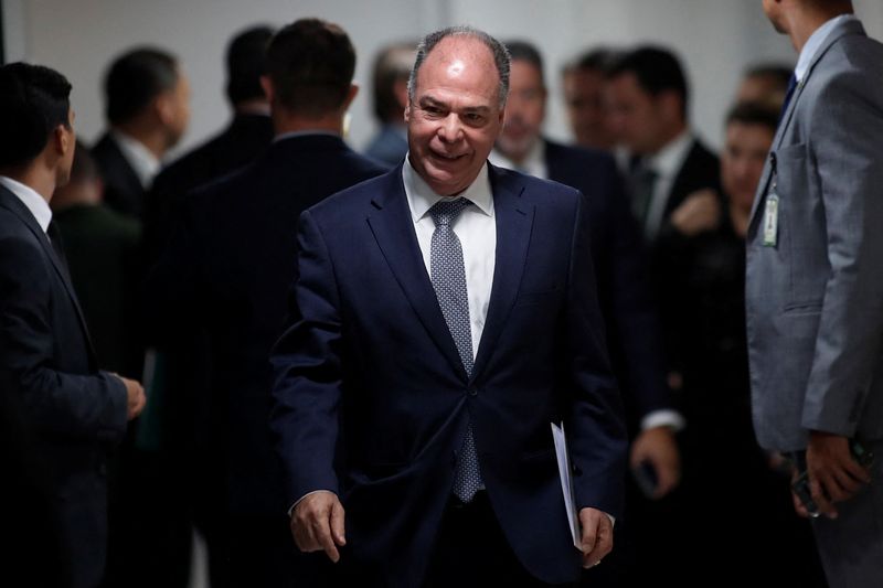 &copy; Reuters. Senador Fernando Bezerra no Palácio do Planalto
06/06/2022 REUTERS/Adriano Machado