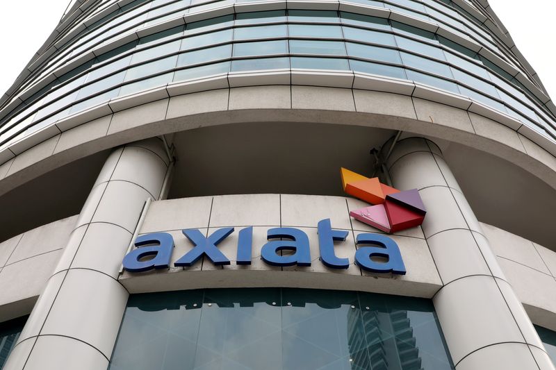&copy; Reuters. FILE PHOTO: A general view of the Axiata headquarters building in Kuala Lumpur, Malaysia, October 1, 2019. REUTERS/Lim Huey Teng/