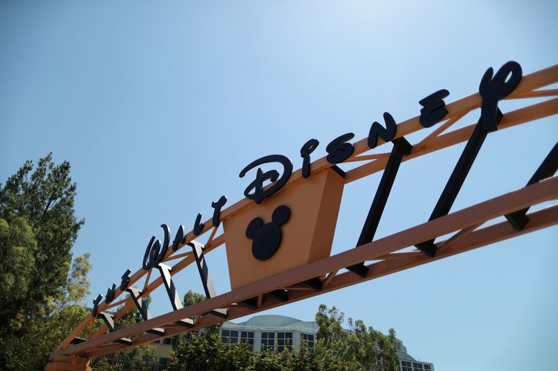&copy; Reuters. FILE PHOTO: The entrance to Walt Disney studios is seen in Burbank, California, U.S. August 6, 2018. REUTERS/Lucy Nicholson/File Photo