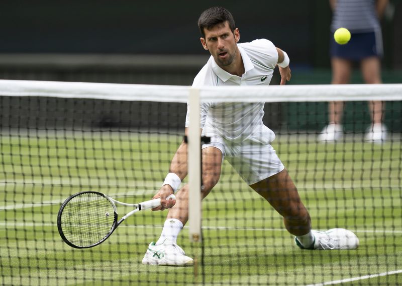 &copy; Reuters. Djokovic supera Kokkinakis e avança para terceira rodada em Wimbledon
29/06/2022
Susan Mullane-USA TODAY Sports