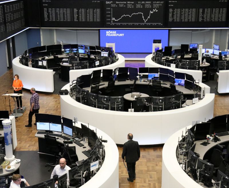 &copy; Reuters. Salão da Bolsa de Valores de Frankfurt
11/05/2022
REUTERS