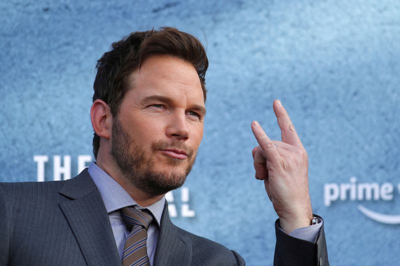 &copy; Reuters. Chris Pratt posa no tapete vermelho de "A Lista Terminal" em Los Angeles
22/06/2022
REUTERS/David Swanson