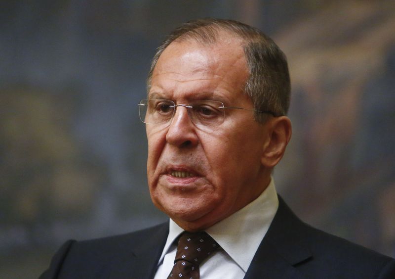 &copy; Reuters. Les Occidentaux sont en train d'ériger, de facto, un nouveau "rideau de fer" avec la Russie, a estimé jeudi le chef de la diplomatie russe Sergueï Lavrov, reprenant les termes de Winston Churchill en 1946. /Photo d'archives/REUTERS/Sergei Karpukhin