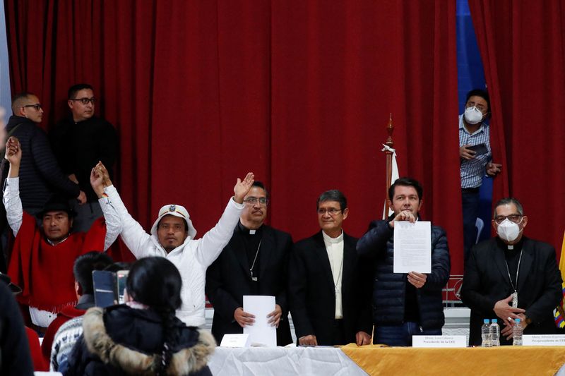 Ecuador's government, indigenous leaders reach agreement ending protests