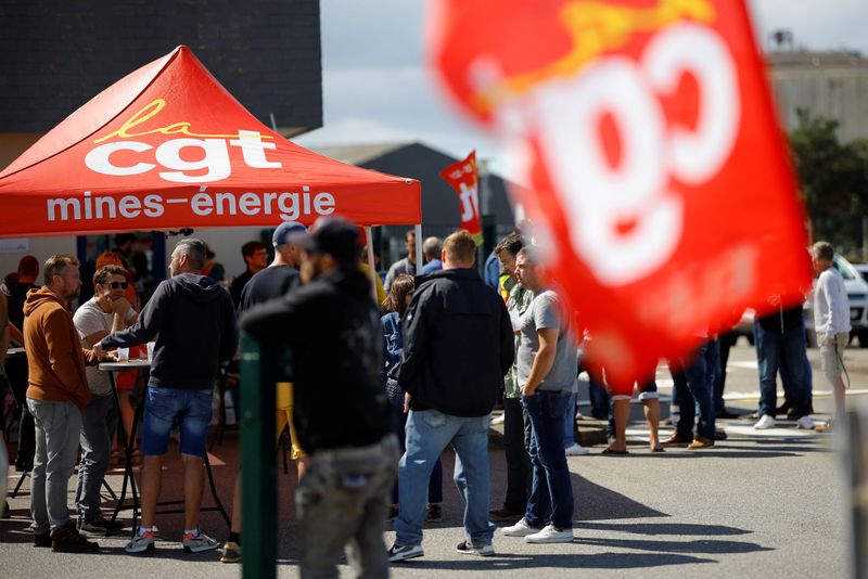Unions say strike halts flows at France's second-largest gas depot