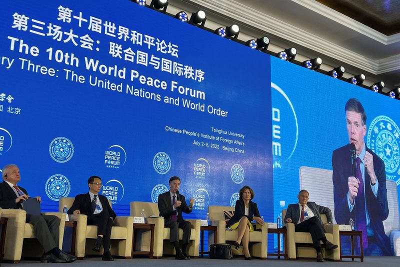 Western ambassadors in China sound off over Russia in rare forum