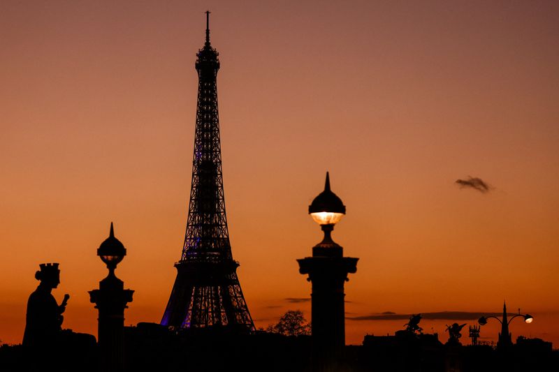 &copy; Reuters. Vista da Torre Eiffel em Paris
05/01/2022 REUTERS/Gonzalo Fuentes