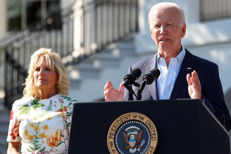 On July 4, Biden says freedoms under assault; urges 'principled patriotism'